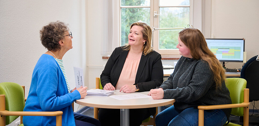 Gesprächssituation in der KRH Psychiatrie Wunstorf